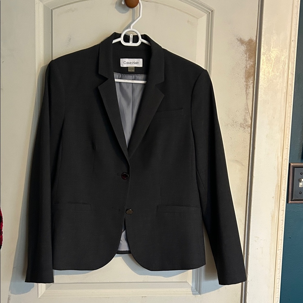 Calvin Klein Dark Charcoal Blazer